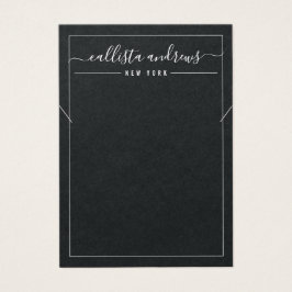 Enkelt Pappert böjligt Visning för böjning Visitkort