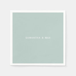 Enkelt par Namn Modern Cocktail Pappersservett