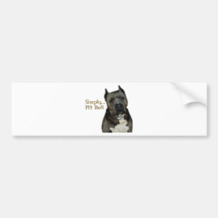 Enkelt PitBull Bildekal