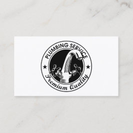 Enkelt plommon visitkort