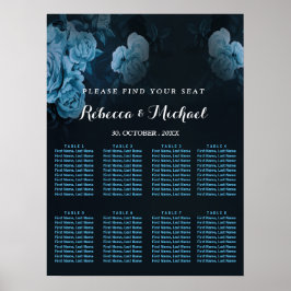 Enkelt Poster i Guld Geometric Ram