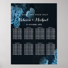 Enkelt Poster i Guld Geometric Ram