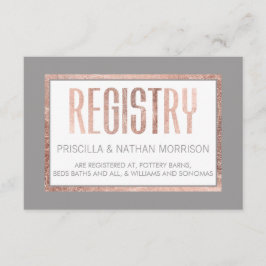 Enkelt register över utlämning av Grått i Ro Guld  Tilläggskort