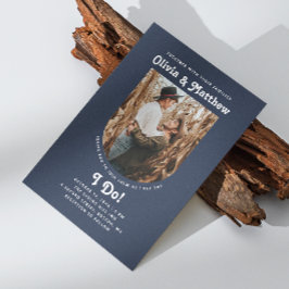 Enkelt rekreo groovy bröllop inbjudningar