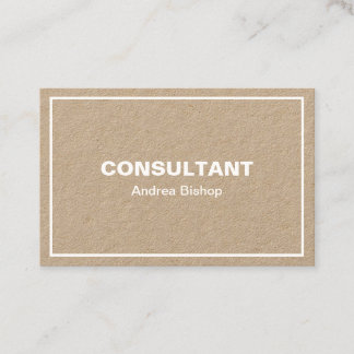 Enkelt rent klassiskt Ram-Affärskort Visitkort