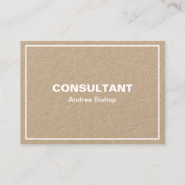 Enkelt rent klassiskt Ram-Affärskort Visitkort