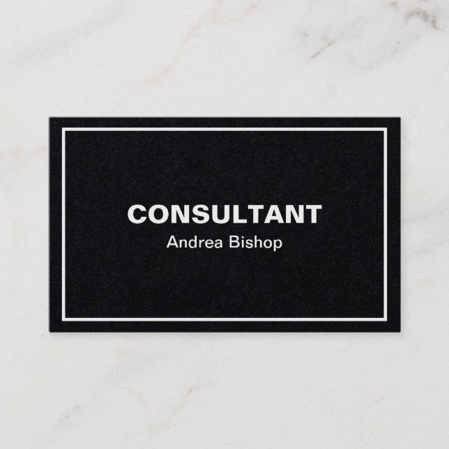 Enkelt rent klassiskt Ram-Affärskort Visitkort (Framsida)