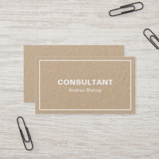 Enkelt rent klassiskt Ram-Affärskort Visitkort