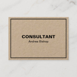 Enkelt rent klassiskt Ram-Affärskort Visitkort