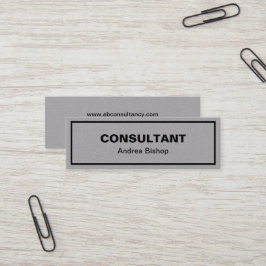 Enkelt rent Mini-Affärskort i Ram Classic Mini Visitkort