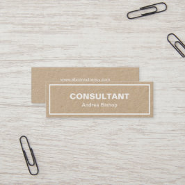 Enkelt rent Mini-Affärskort i Ram Classic Mini Visitkort