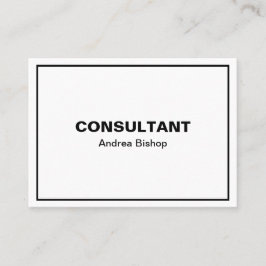 Enkelt rent Ram klassiskt Visitkort