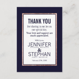 Enkelt Ro Guld-fiskets blå tackkort Tack Kort