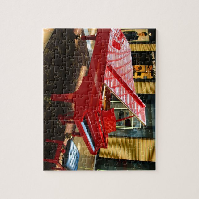 Enkelt röd: grand piano pussel (Vertikal)