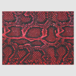 Enkelt rödormskinn mönster