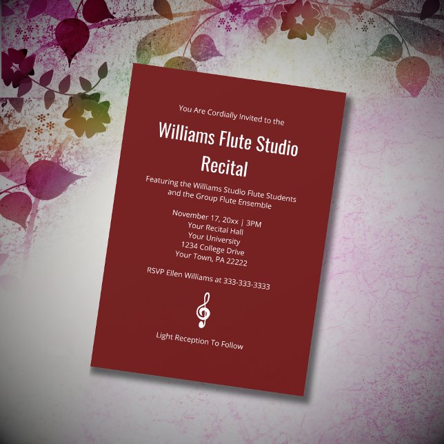 Enkelt rödskrubbskädda muskelskäl inbjudningar (Skapare uppladdad)