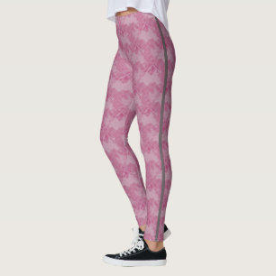 Enkelt rosa rutigt keramiskt belägger med tegel leggings