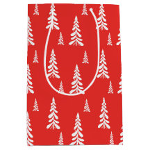 Enkelt rött jultomma Julafton gräs träd Snö Mönste