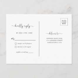 Enkelt Rustic Kraft Brown OSA-vykort Vykort