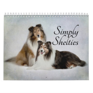 Enkelt Shelties kalender