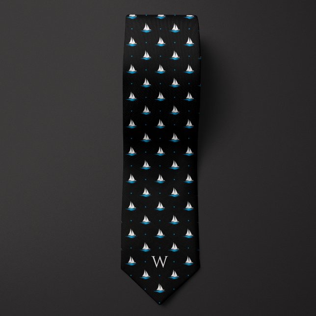 Enkelt sjöbåtsmonogram slips (Skapare uppladdad)