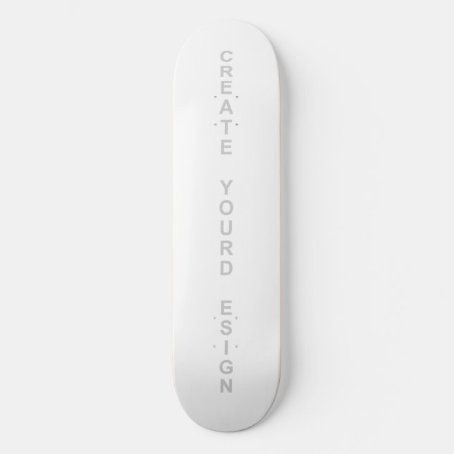 Enkelt - Skapa din egen Mini Skateboard Bräda 18,5 Cm (Framsida)