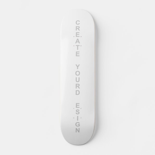 Enkelt - Skapa din egen Mini Skateboard Bräda 18,5 Cm (Framsida)