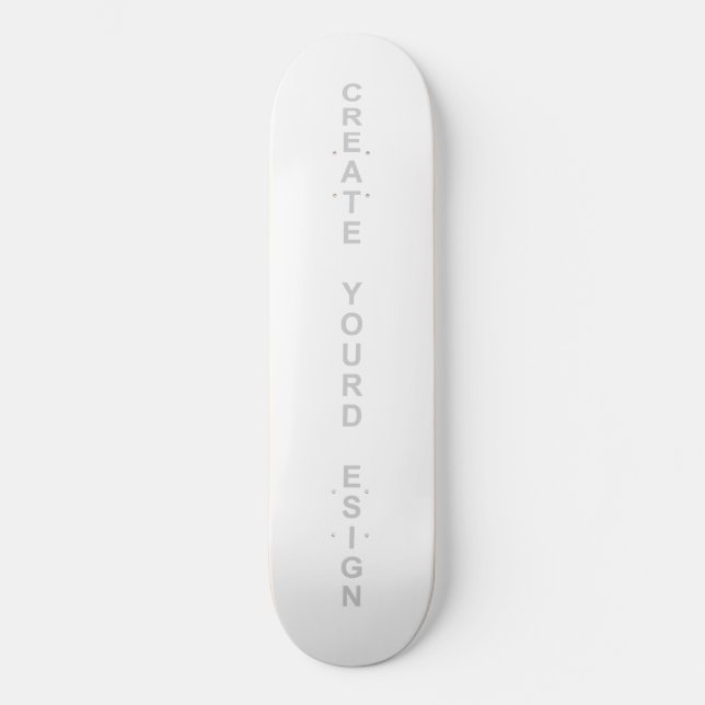 Enkelt - Skapa din egen Mini Skateboard Bräda 18,5 Cm (Framsida)