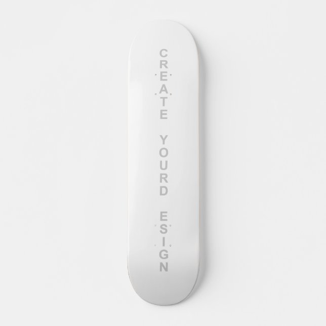 Enkelt - Skapa din egen Mini Skateboard Bräda 18,5 Cm (Framsida)