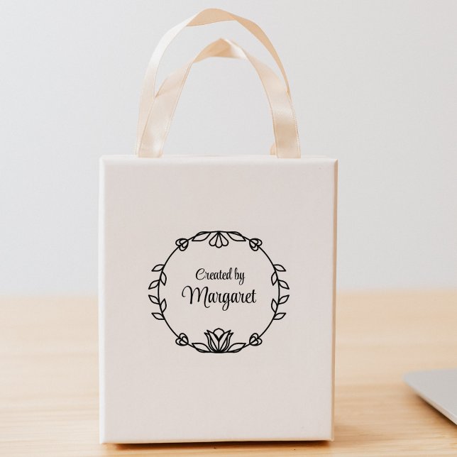 Enkelt Skapat efter eget namn Stämpel (Skapare uppladdad)