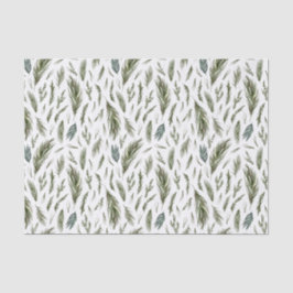 Enkelt skogen Botanicals Vattenfärgad jul