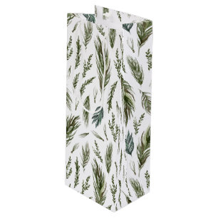 Enkelt skogen Botanicals Vattenfärgad jul