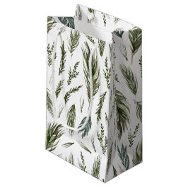 Enkelt skogen Botanicals Vattenfärgad jul