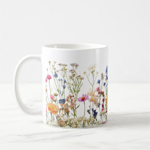 Enkelt skönhetsvarv Elegant Wildblomma Bloom Kaffemugg