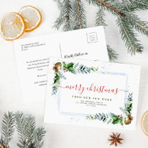 Enkelt skript God jul flytta-meddelande