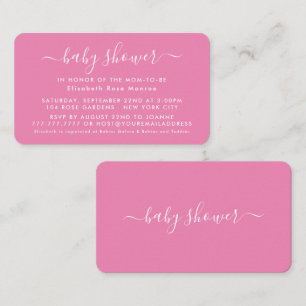 Enkelt skript - inbjudan till babyvisningsprogramm