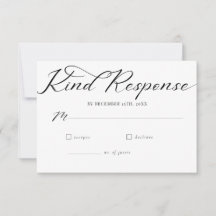 Enkelt skript, minimalistiskt klassiskt Bröllop