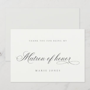 Enkelt skript, minimalt svart, vit ludd tack kort