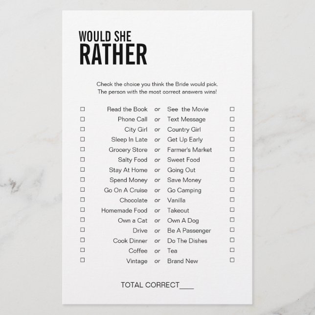 Enkelt skulle hon hellre Möhippa spel (Framsida)