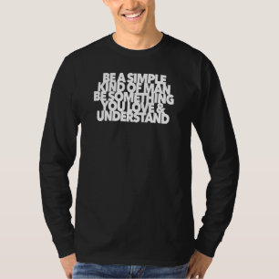 Enkelt slags Rock musik Sång lyric Magic T Shirt