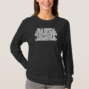 Enkelt slags Rock musik Sång lyric Magic T Shirt