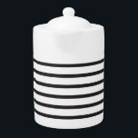 Enkelt Sleek Black and White Rand<br><div class="desc">Snyggt vågrät linjer som formar ett stort djärvt rand - enkelt,  tydligt utformat. Snyggt och minimalistisk. Kraftfull påstående i enkelheten. Underbar gåva till Mors dag,  födelsedagar,  jul,  lärare eller pastorer,  eller bara för att!</div>