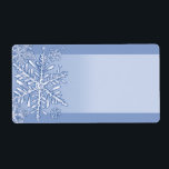 Enkelt Snöflingor tomma skeppningsetiketter Fraktsedel<br><div class="desc">Snöflingor fyller vintern himlar! Perfekt till jul,  Hanukkah,  Yule och annan vinterkorrespondens och helgdag-ge. Bilder © 2010 Stephanie Smith,  alla höger reserverade. Kontakta oss på www.critterwings.com för licensiering och andra höger för återanvändning.</div>
