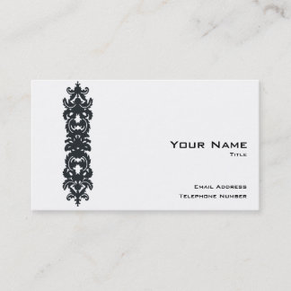 Enkelt sofistikerat Affärskort med QR-kod V Visitkort