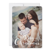 Enkelt softfoto av Fullt-Bleed God jul