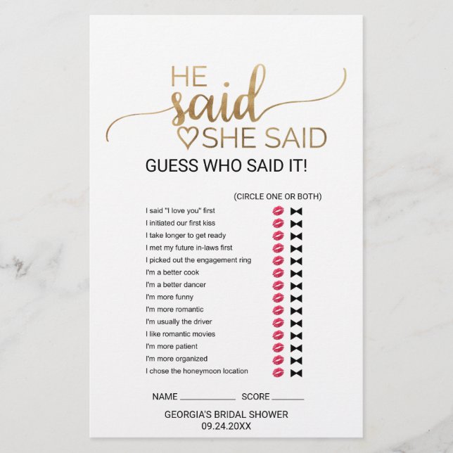 Enkelt sökspel för Guld-calligrafi Bröllop Ord (Framsida)