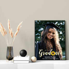 Enkelt solrosskript, fotofoto av Studenten Poster