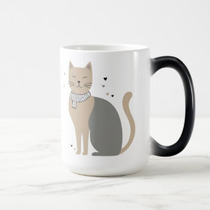 Enkelt sött katt kattunge-djurmjöl från Alla hjärt Magisk Mugg