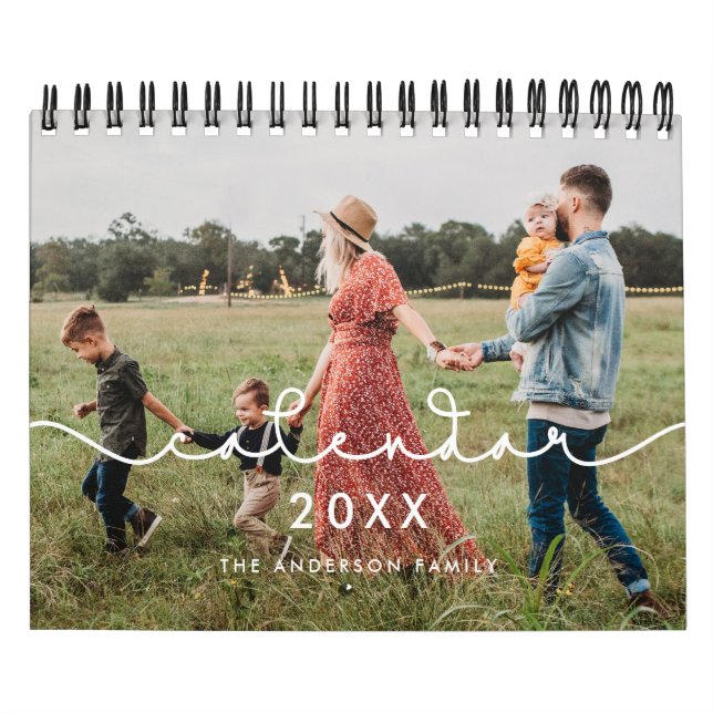 Enkelt sött teckensnitt 2023-foto kalender (Omslag)