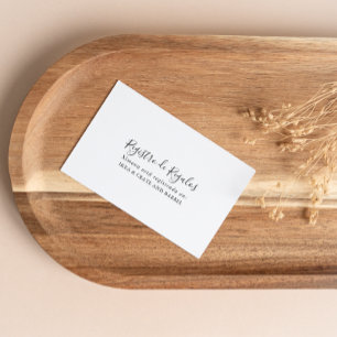 Enkelt spanska Bröllop Gift-register Tilläggskort